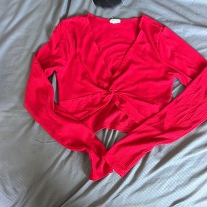 red long sleeve